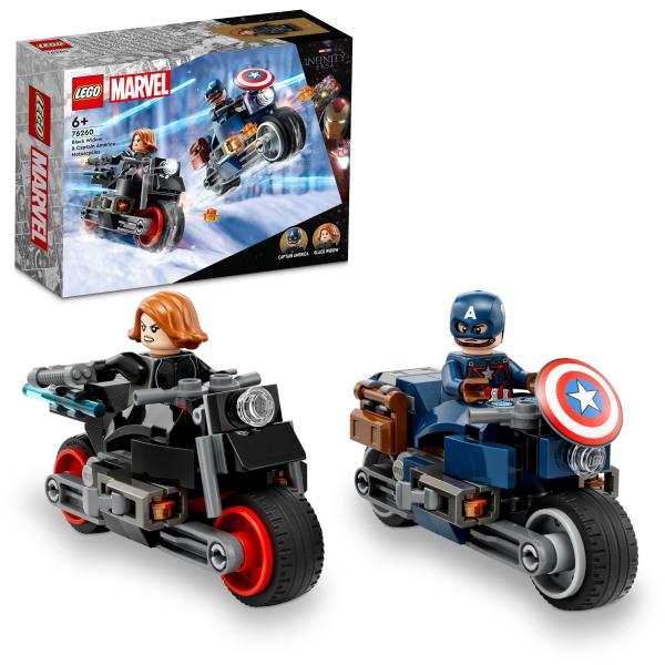 LEGO® Marvel - 76260 - Black Widows & Captain Americas Motorräder